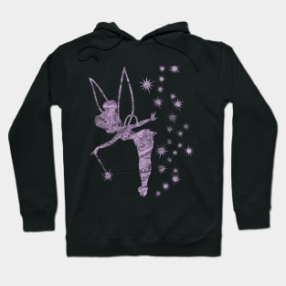Purple Concrete Tinkerbell Ombre Sillhouette Hoodie